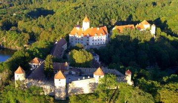 Hrad Veveří - letecký pohled