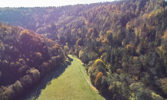 Výhledy na údolí Bílého potoka / zajímavost