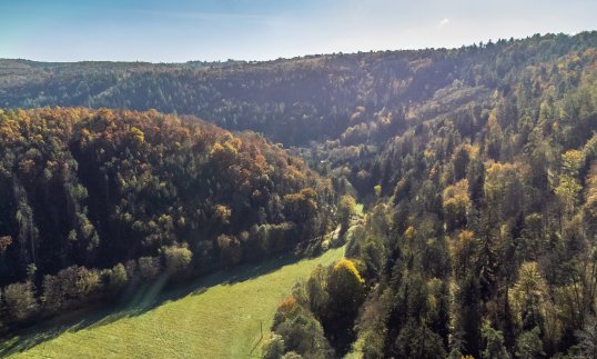 Výhledy na údolí Bílého potoka / zajímavost